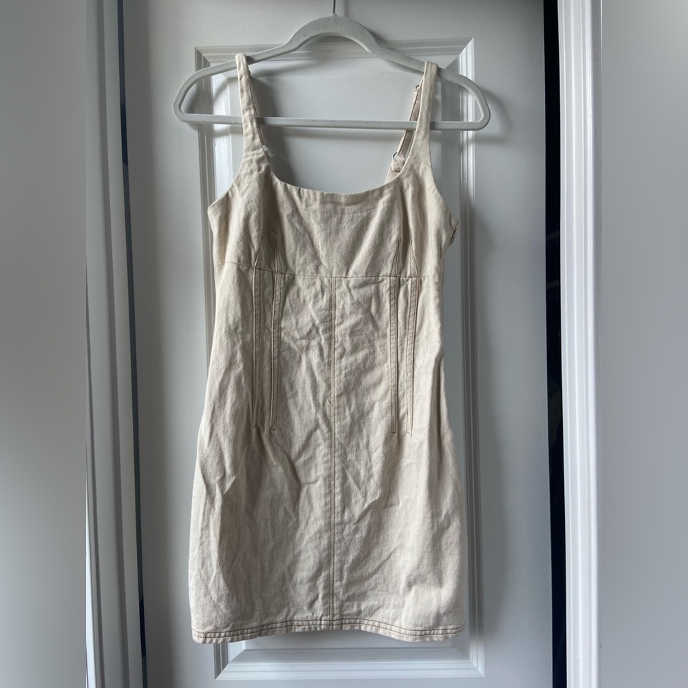 BDG bought from Urban Outfitters, off white color, denim material